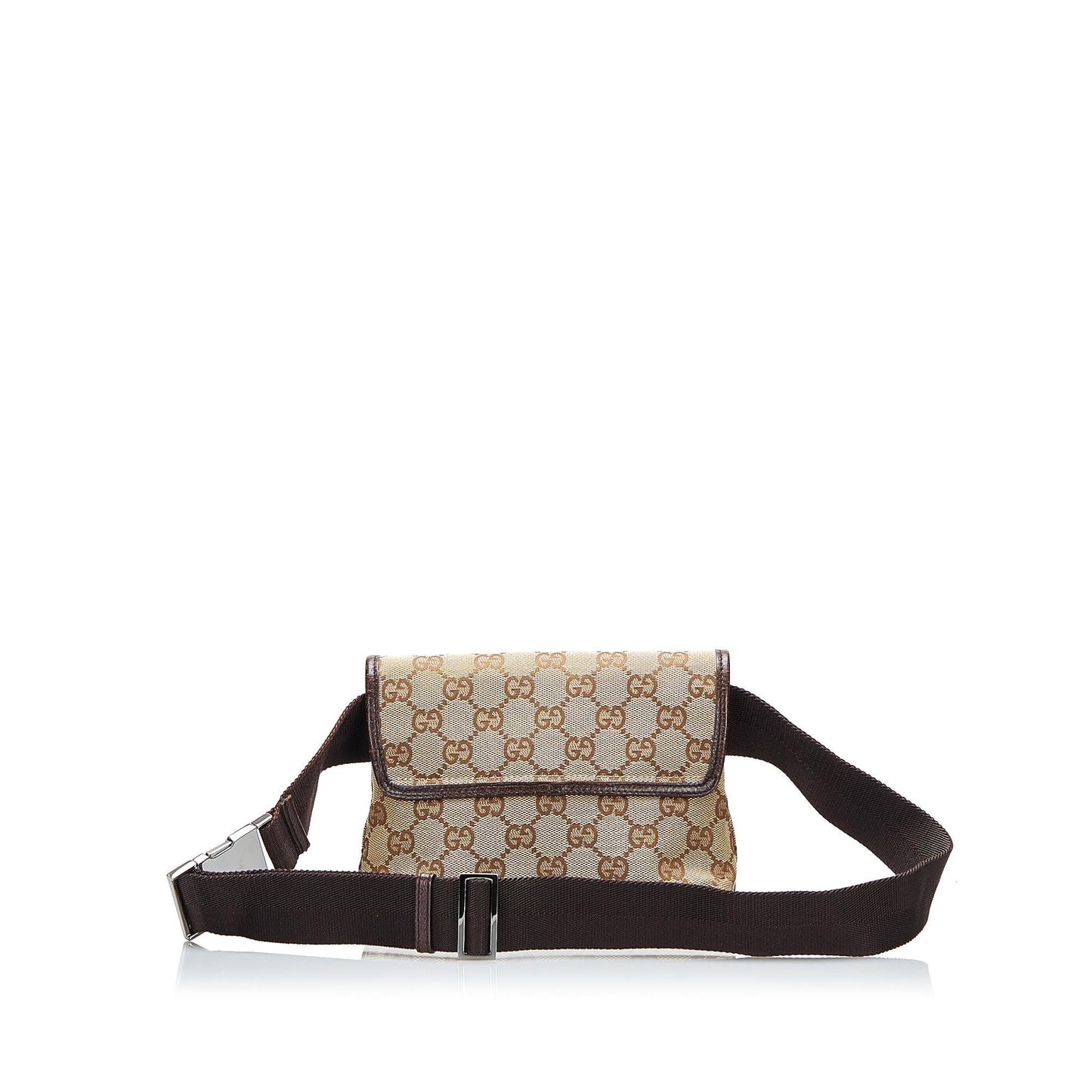 Gucci GG Jackie Belt SHG-qQWtZQ Canvas Brown Accessory