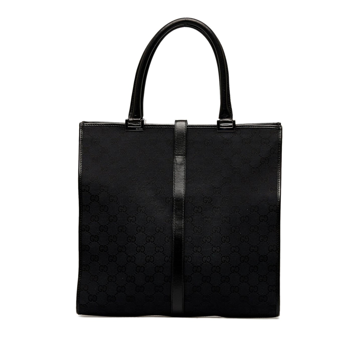 Gucci GG Jackie SHG-tPNXu6 Canvas Black Tote Bag