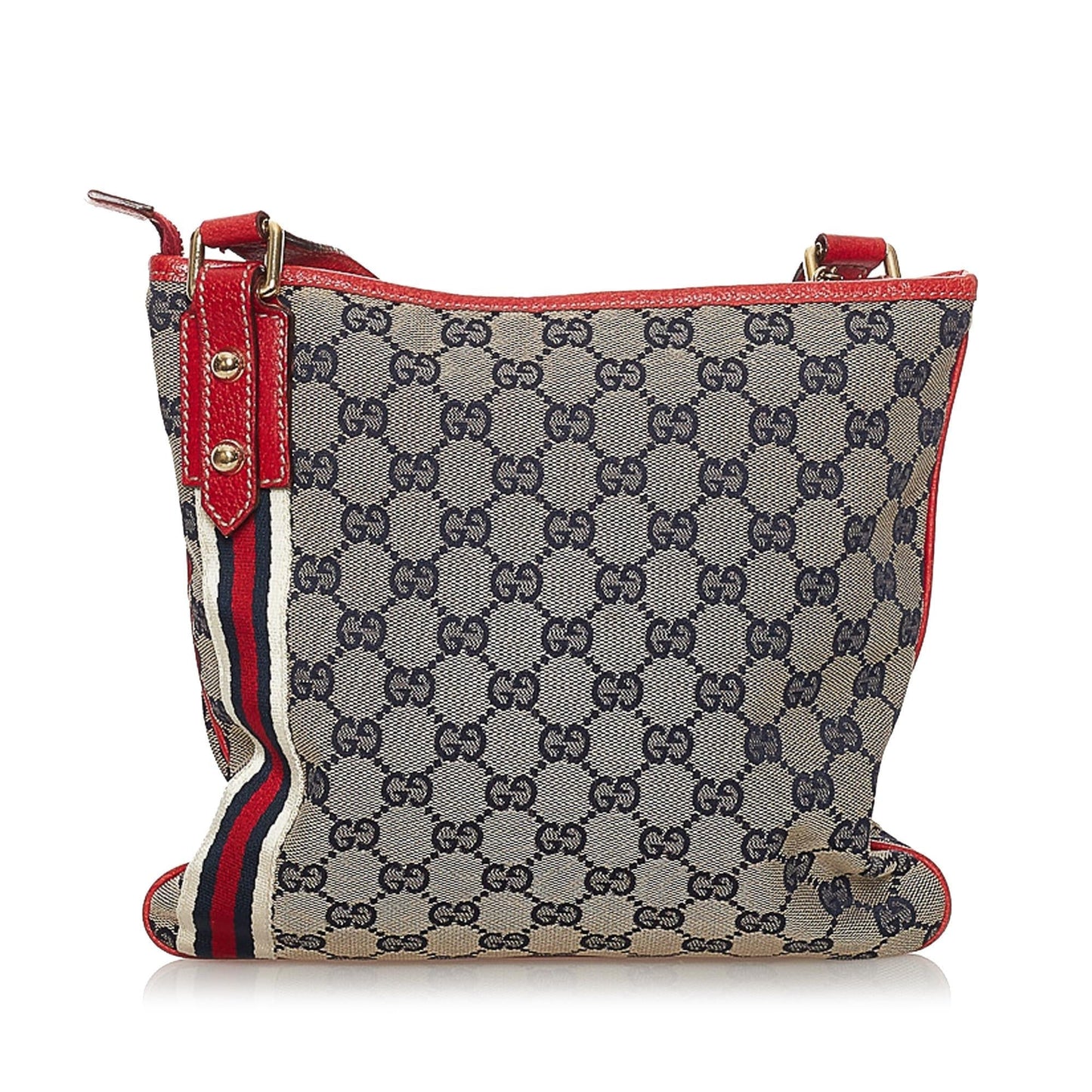 Gucci GG Jolicoeur SHG Canvas Brown Crossbody Bag