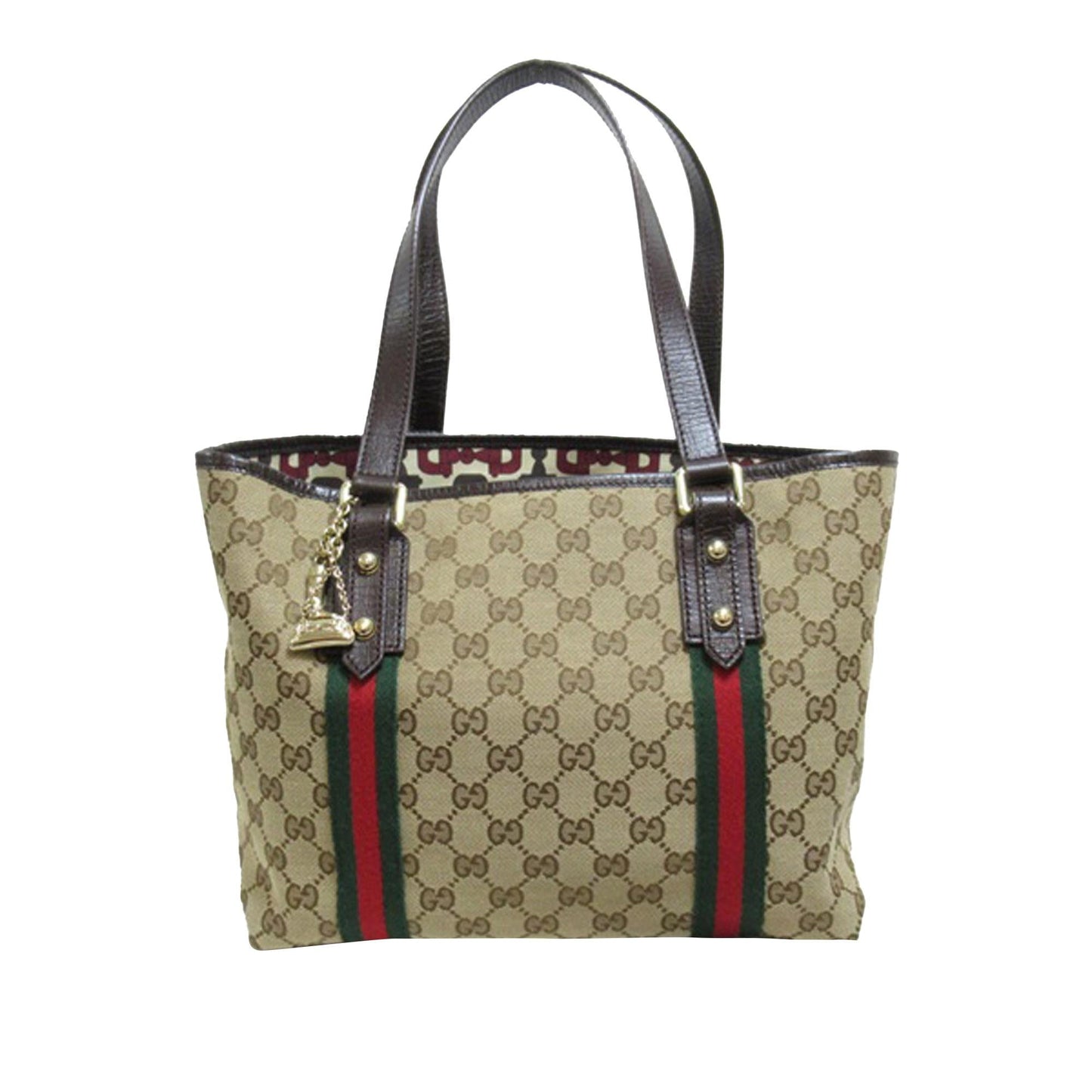 Gucci GG Jolicoeur SHG-e8rEj5 Canvas Brown Tote Bag
