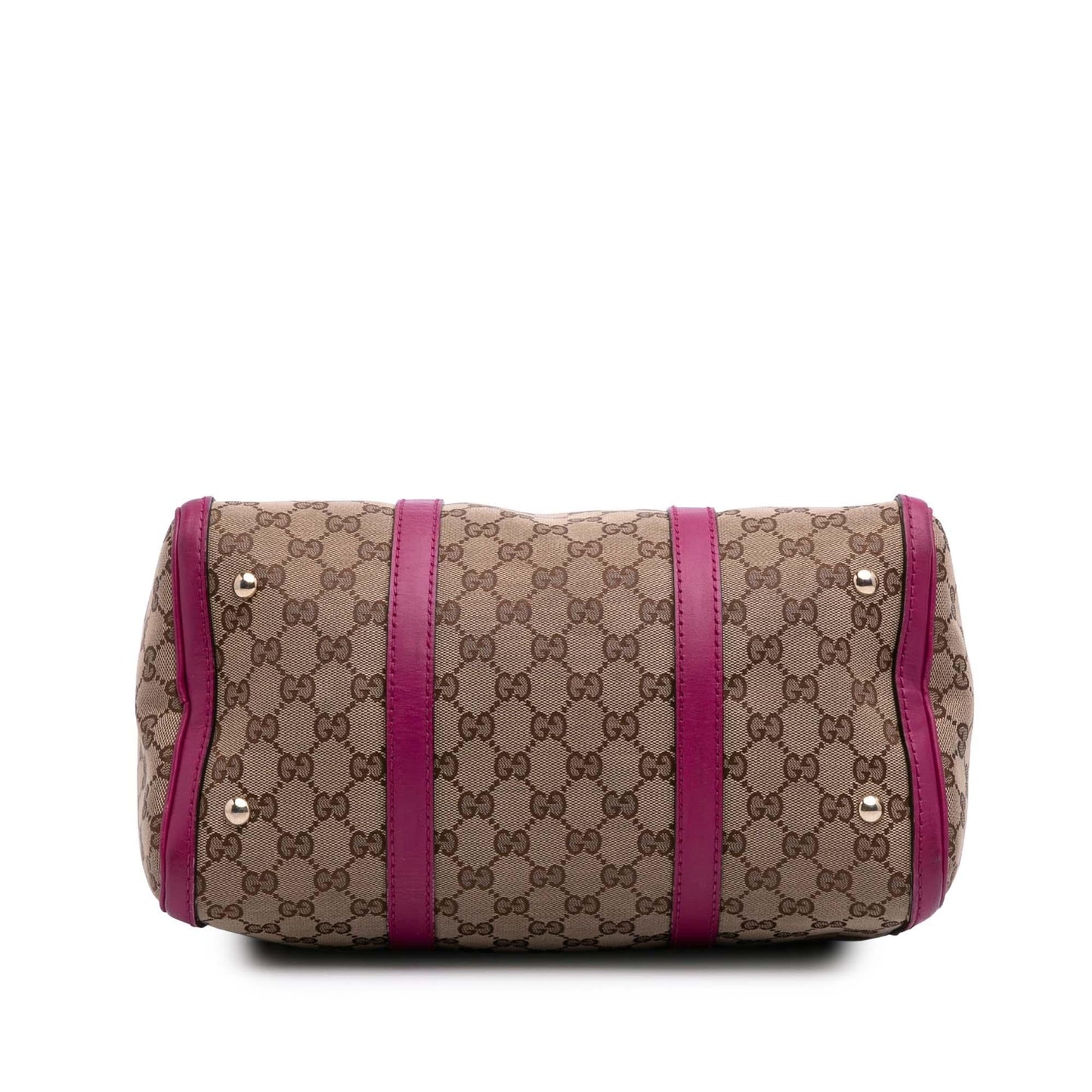 Gucci GG Joy Boston Canvas Brown Satchel Bag Bag 1