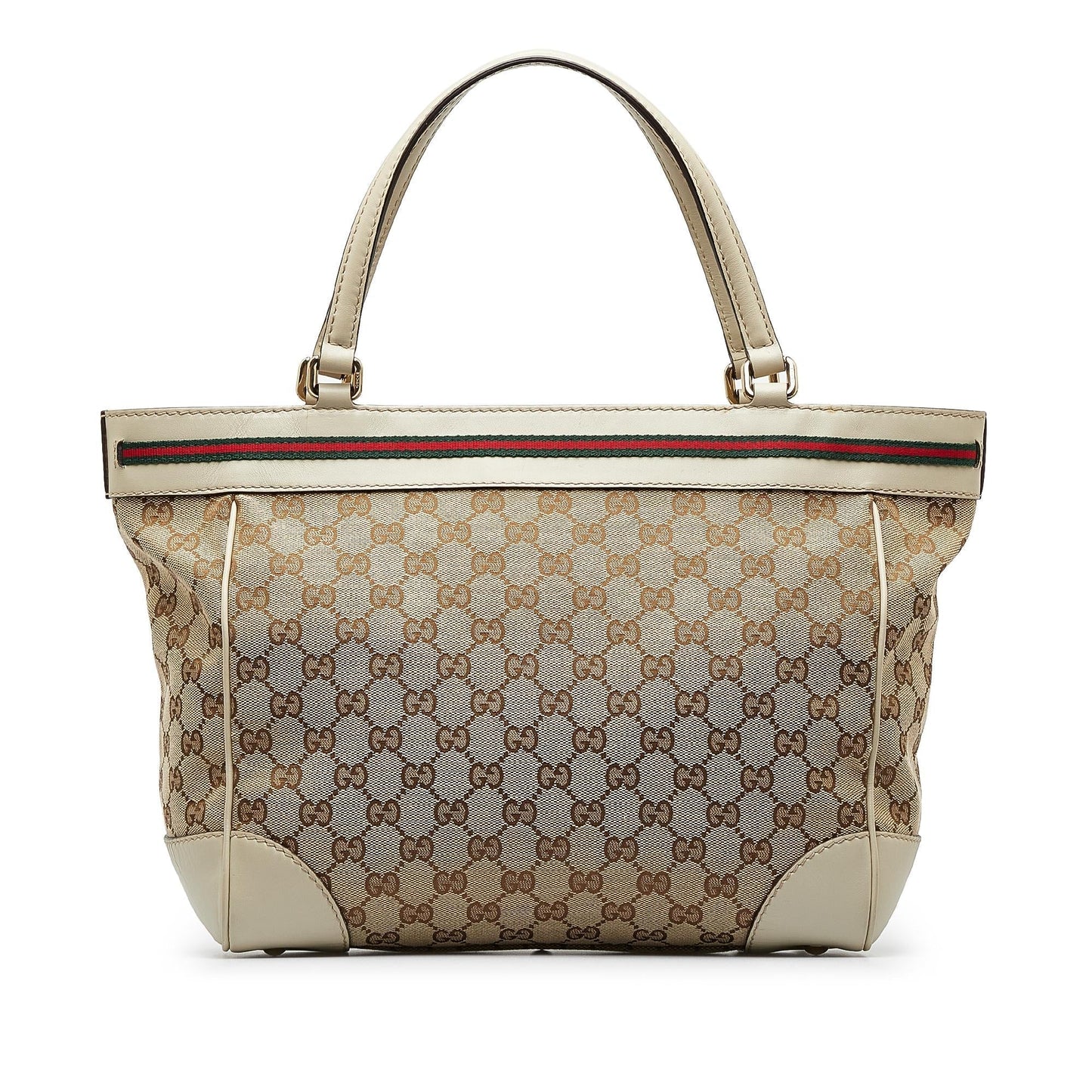 Gucci GG Mayfair SHG-0x3a7G Canvas Calf Brown Tote Bag