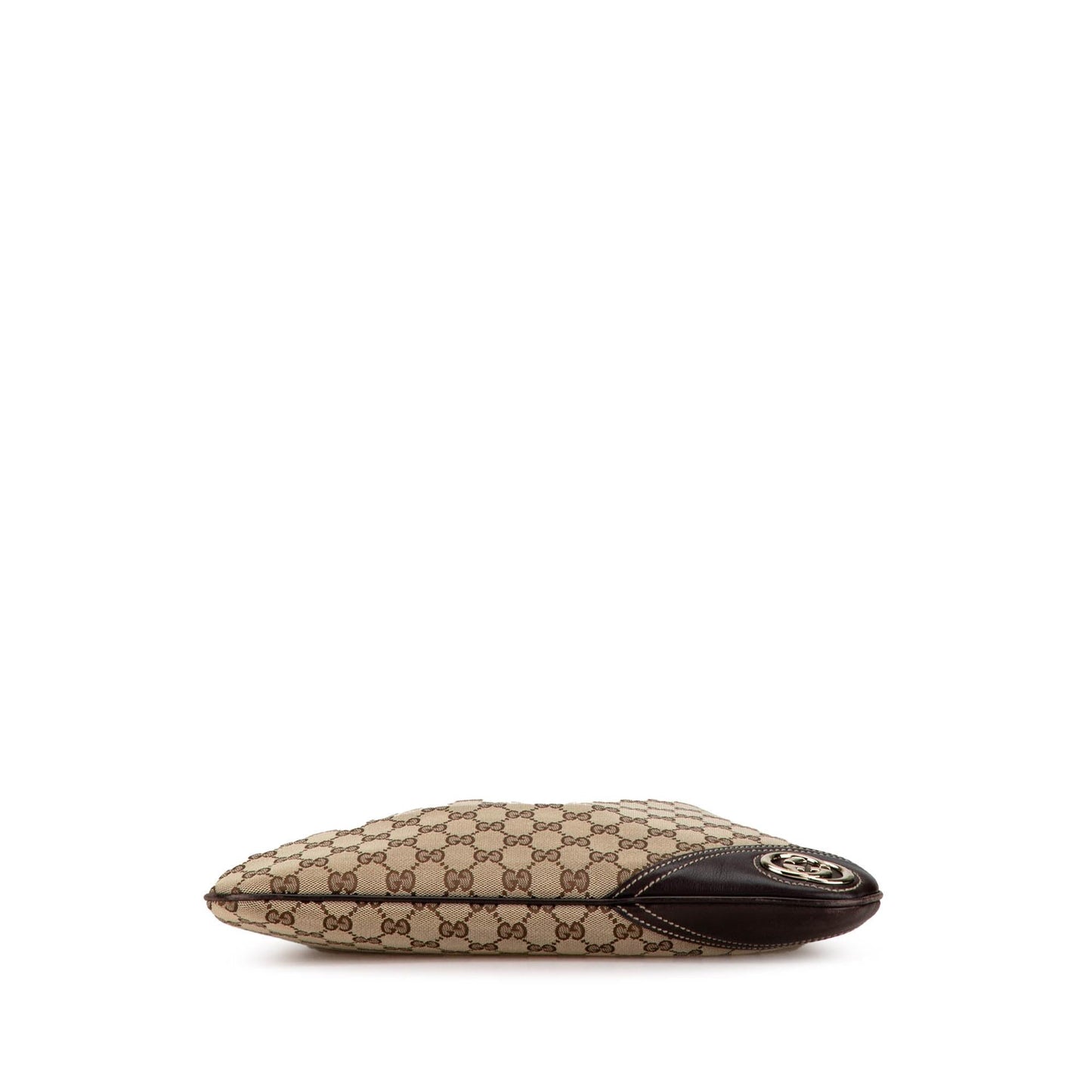 Gucci GG New Britt SHG-fslGVf Canvas Calf Brown Shoulder Bag