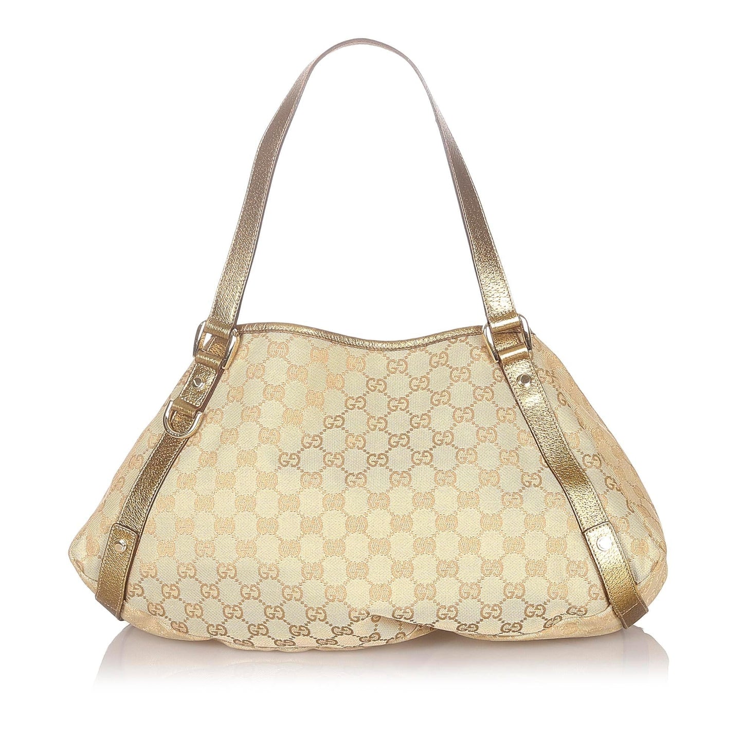 Gucci GG Pelham SHG Canvas Brown Gold Shoulder Bag Bag Shg