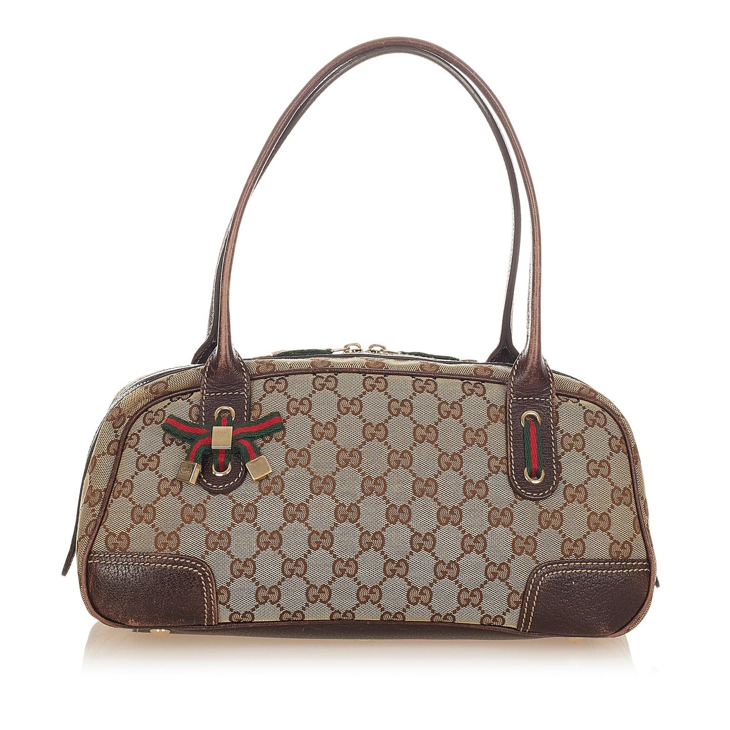 Gucci GG Princy SHG Canvas Brown Shoulder Bag 6