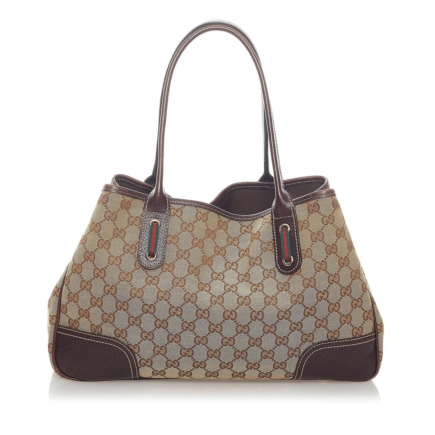 Gucci GG Princy SHG Canvas Brown Tote Bag