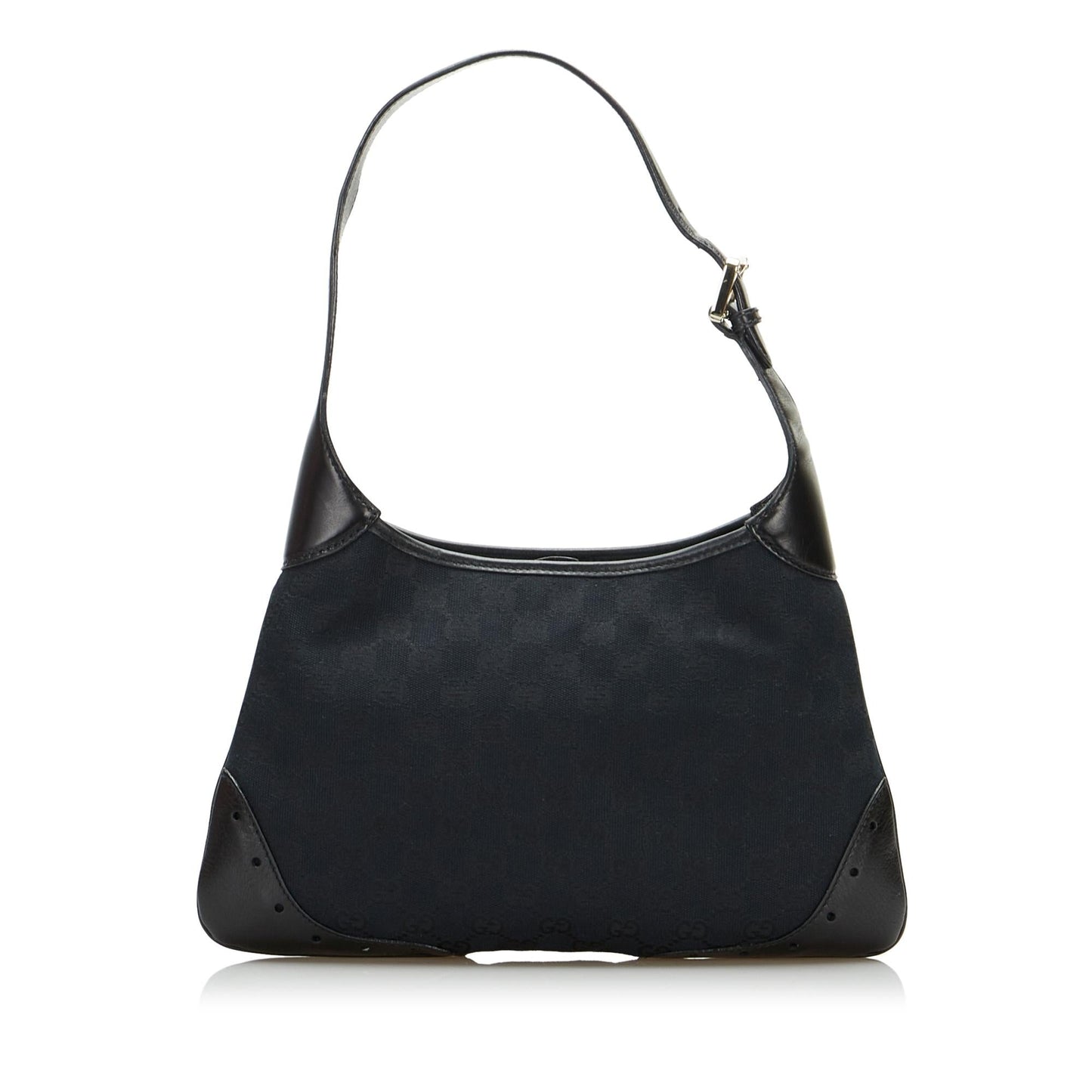 Gucci GG Punch SHG-bcYNIO Canvas Calf Black Shoulder Bag