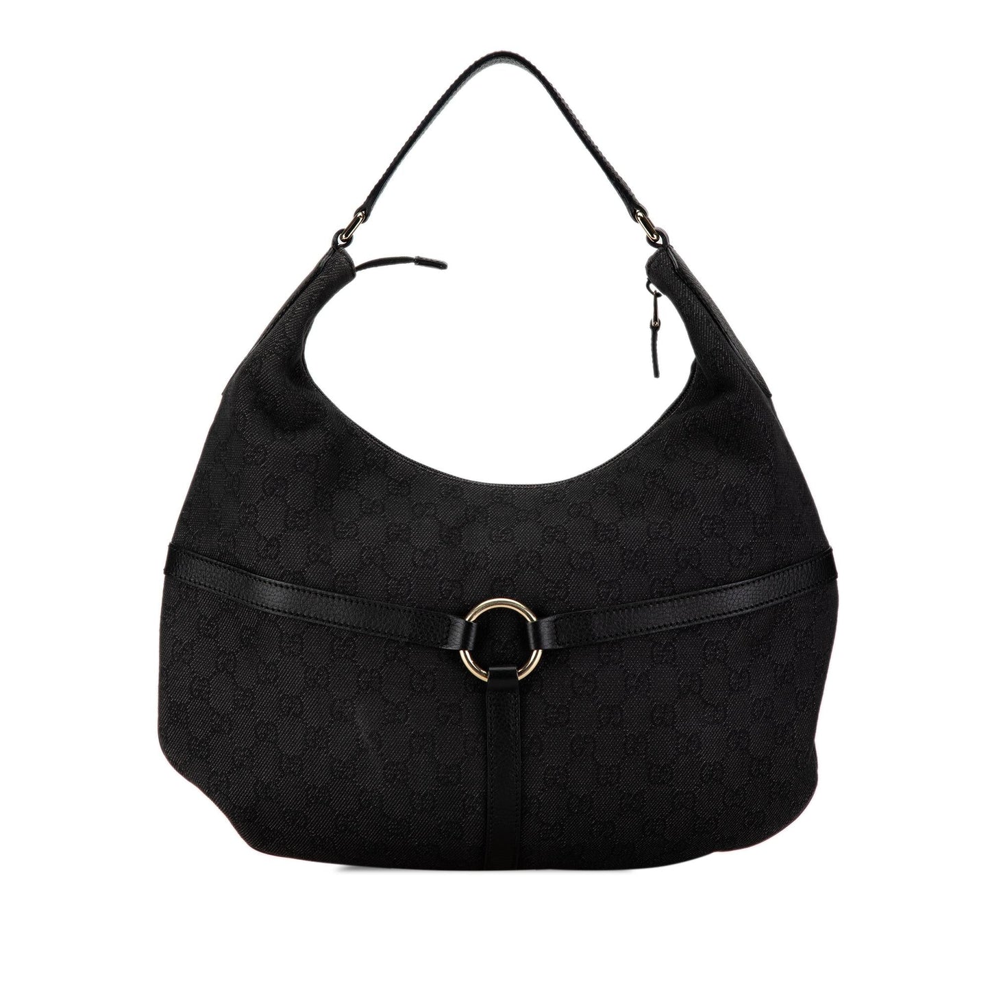 Gucci GG Reins SHG-oCFlyu Canvas Black Shoulder Bag
