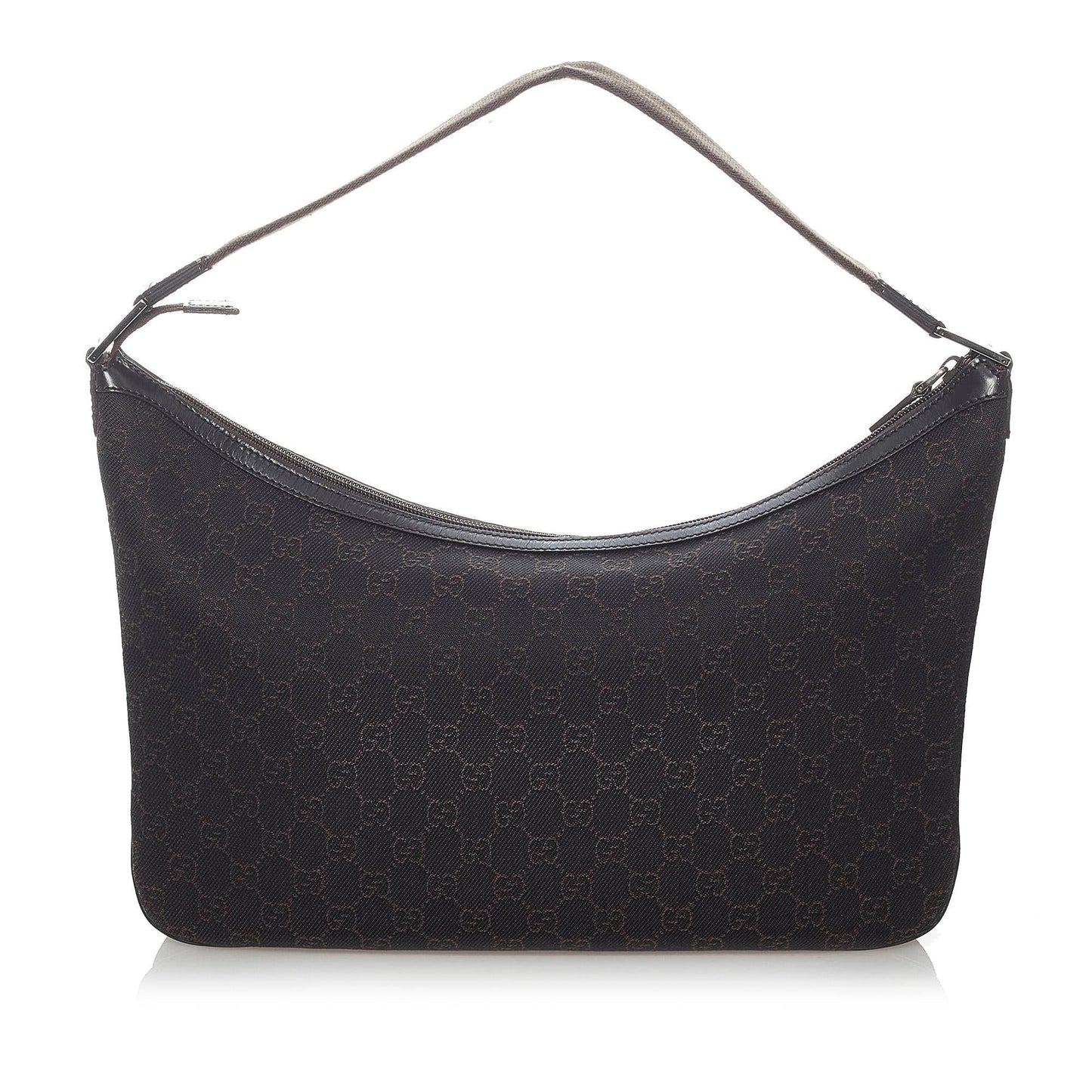 Gucci GG SHG Canvas Calf Brown Shoulder Bag 9