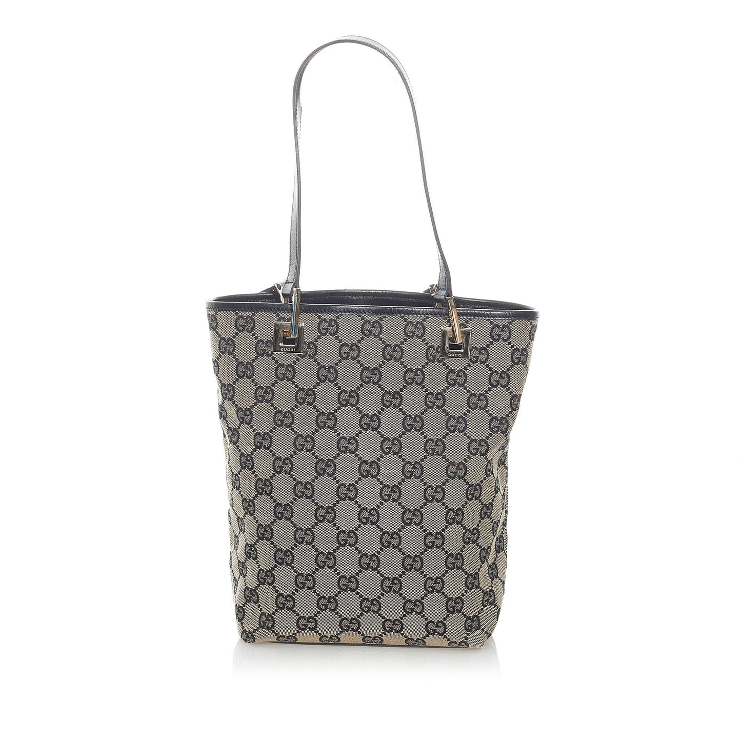 Gucci GG SHG Canvas Black Brown Shoulder Bag 5