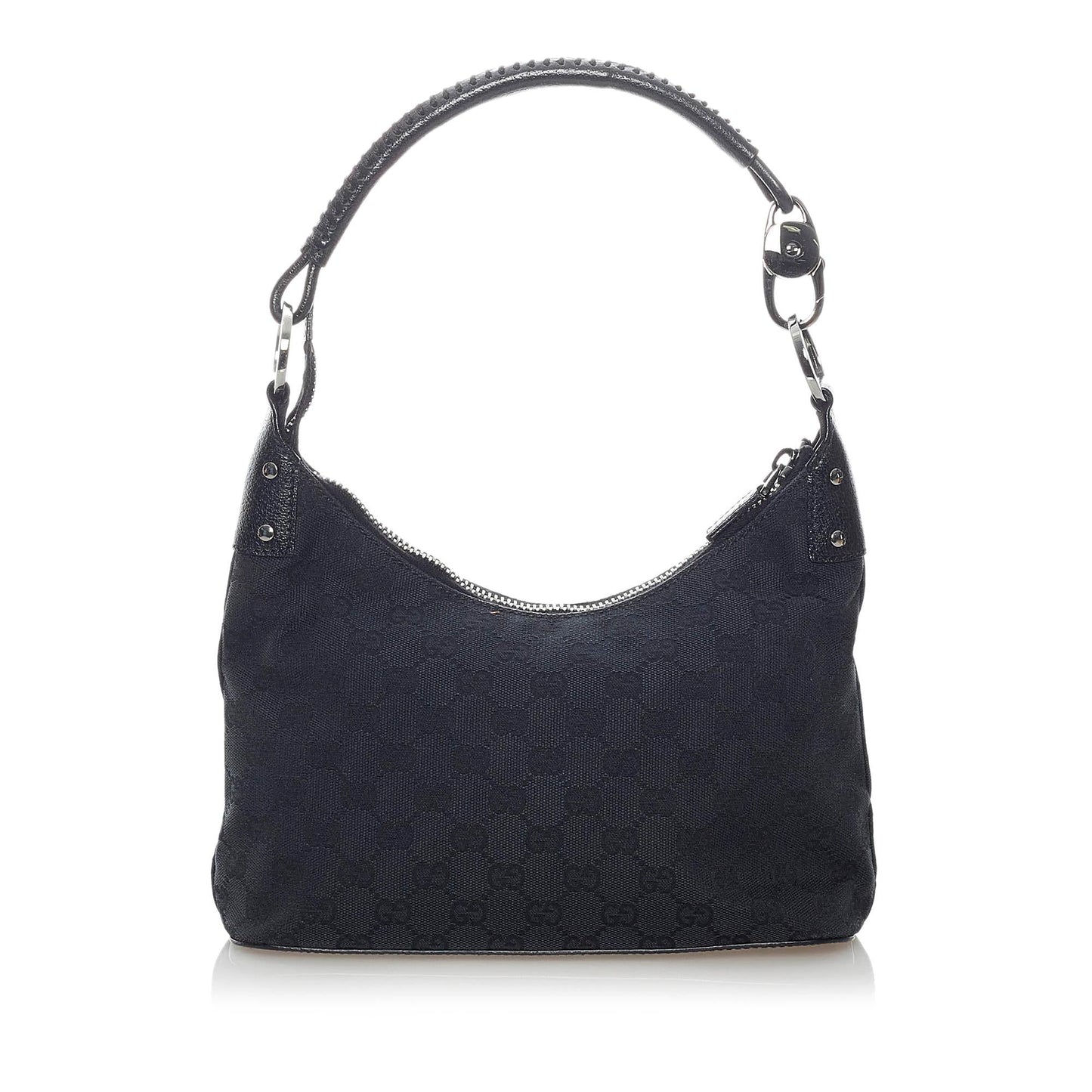 Gucci GG SHG Canvas Black Shoulder Bag 28