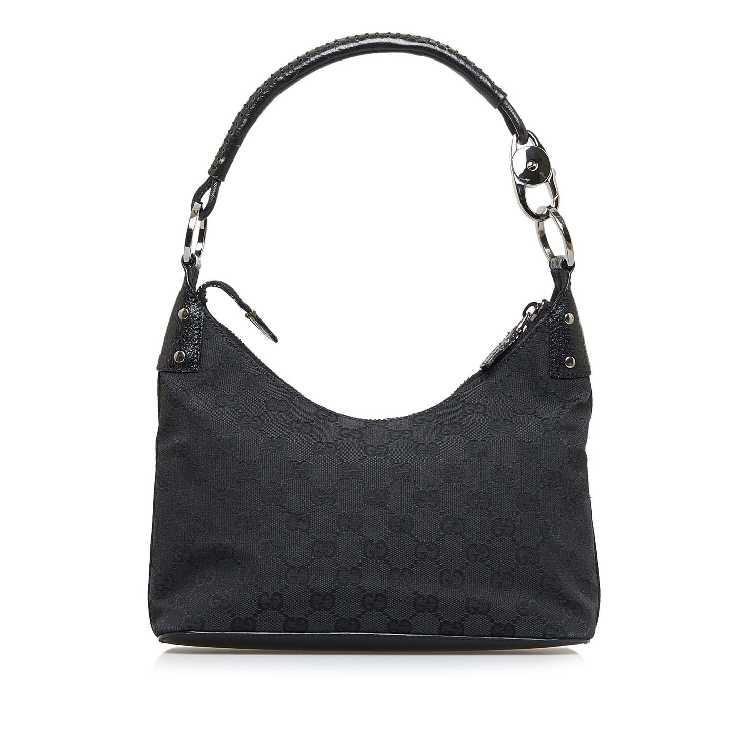 Gucci GG SHG-uy28qf Canvas Black Shoulder Bag