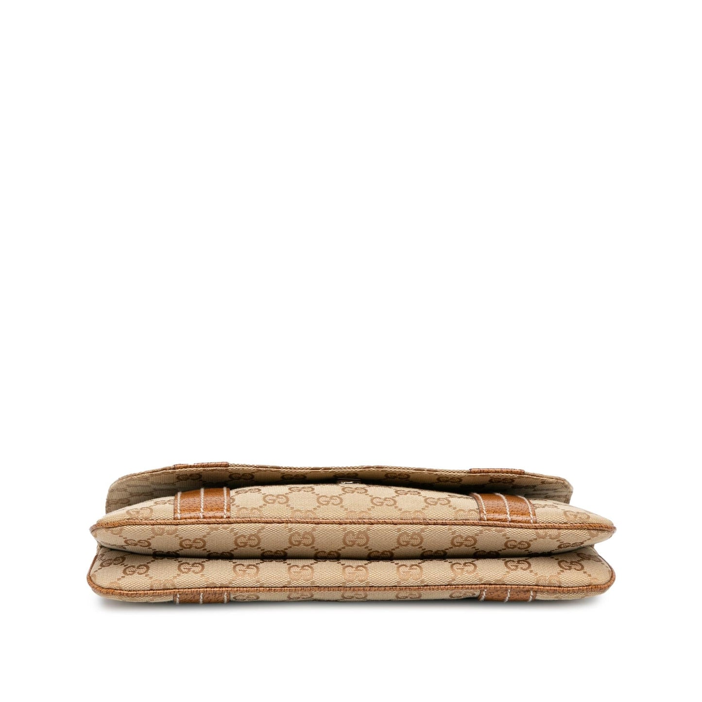 Gucci GG SHG-4srSMf Canvas Calf Brown Shoulder Bag