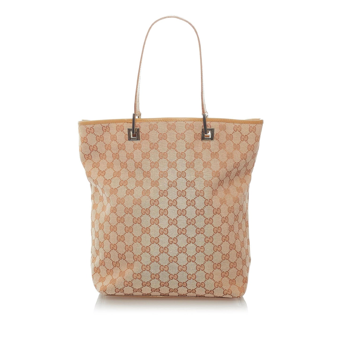 Gucci GG SHG Canvas Brown Tote Bag 33