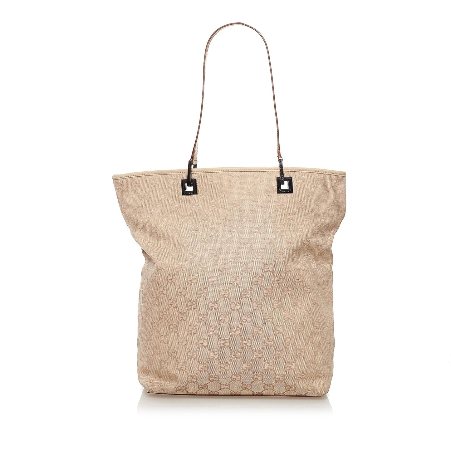 Gucci GG SHG Canvas Brown Tote Bag 37