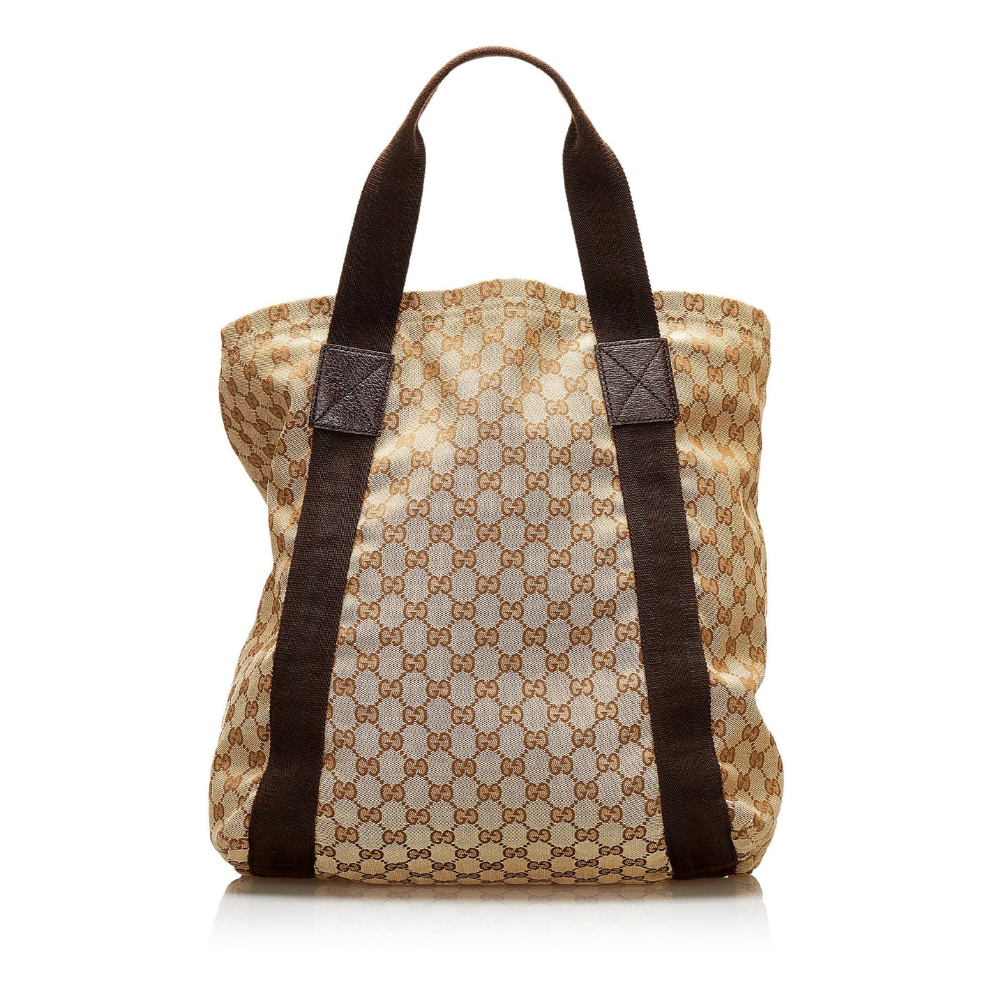 Gucci GG SHG Canvas Brown Tote Bag 21