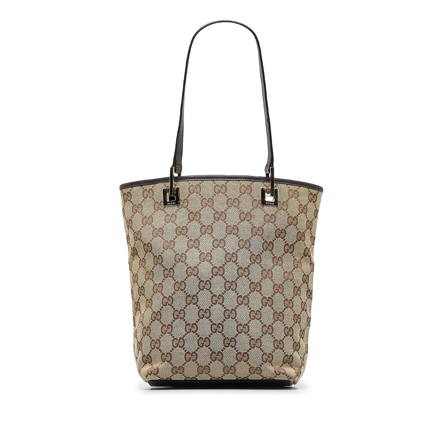 Gucci GG SHG-NOiTVA Canvas Brown Tote Bag
