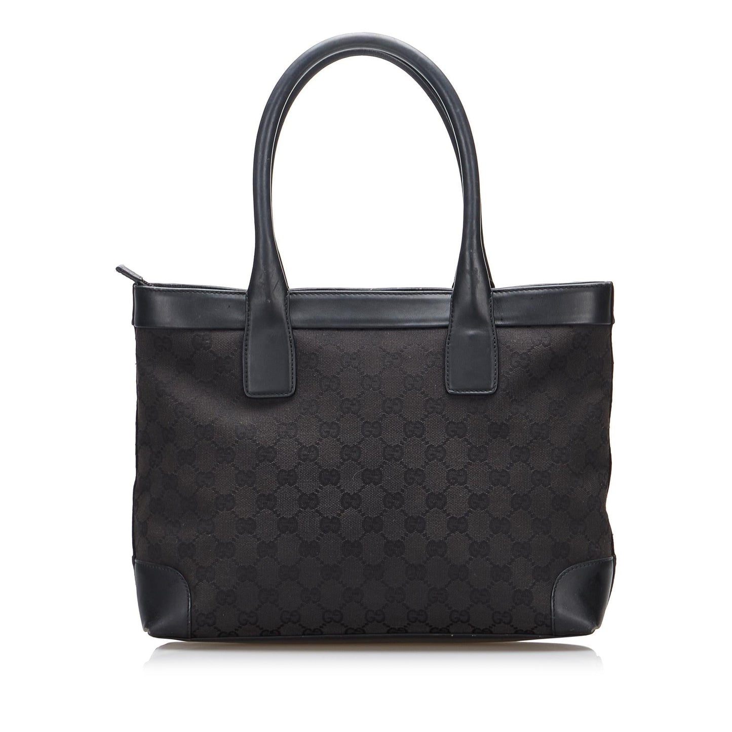 Gucci GG SHG-l4YrfK Canvas Calf Black Tote Bag