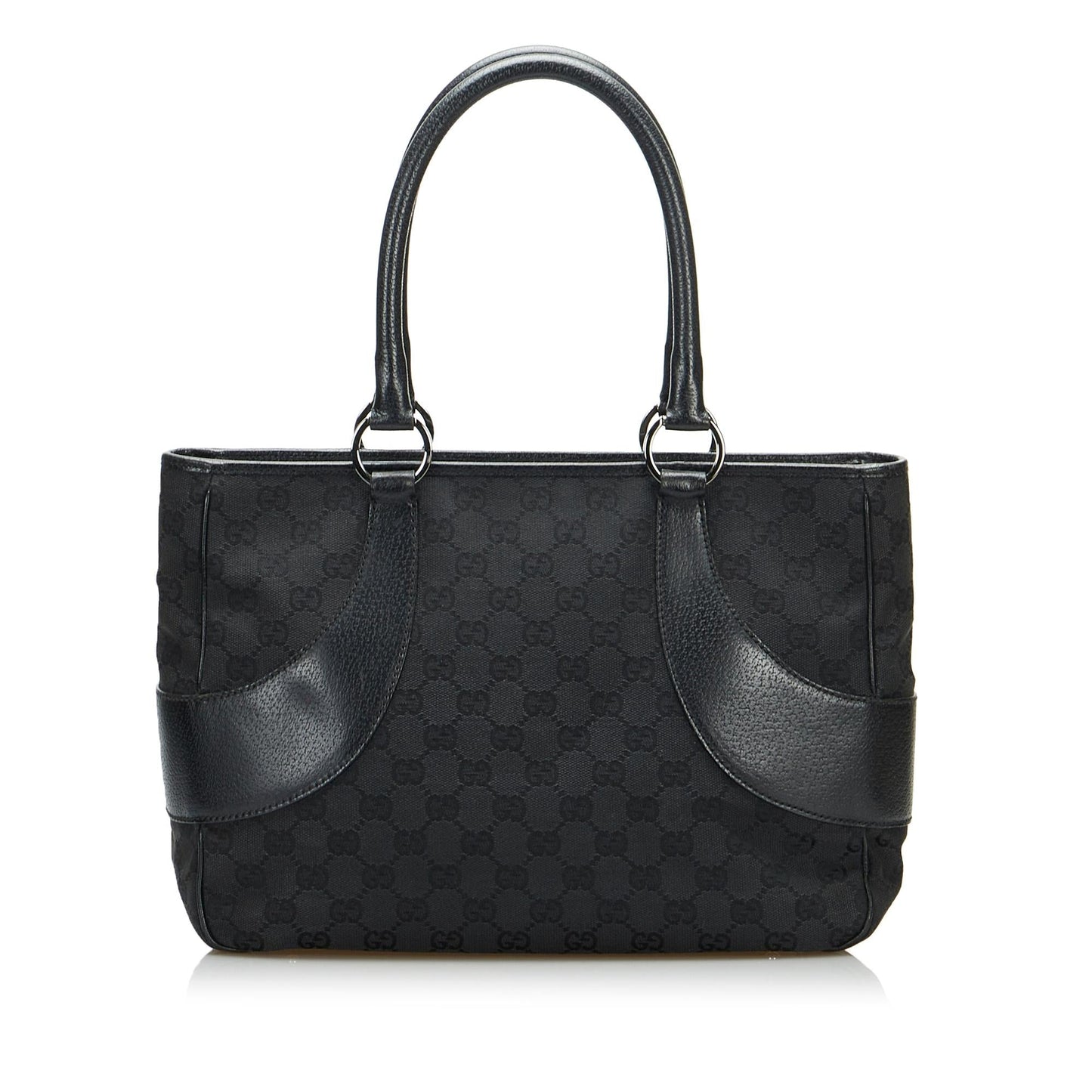 Gucci GG SHG-JFwITP Canvas Black Tote Bag