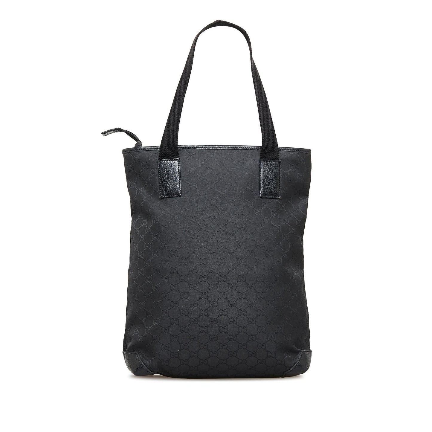 Gucci GG SHG-ZEXJn2 Canvas Calf Black Tote Bag