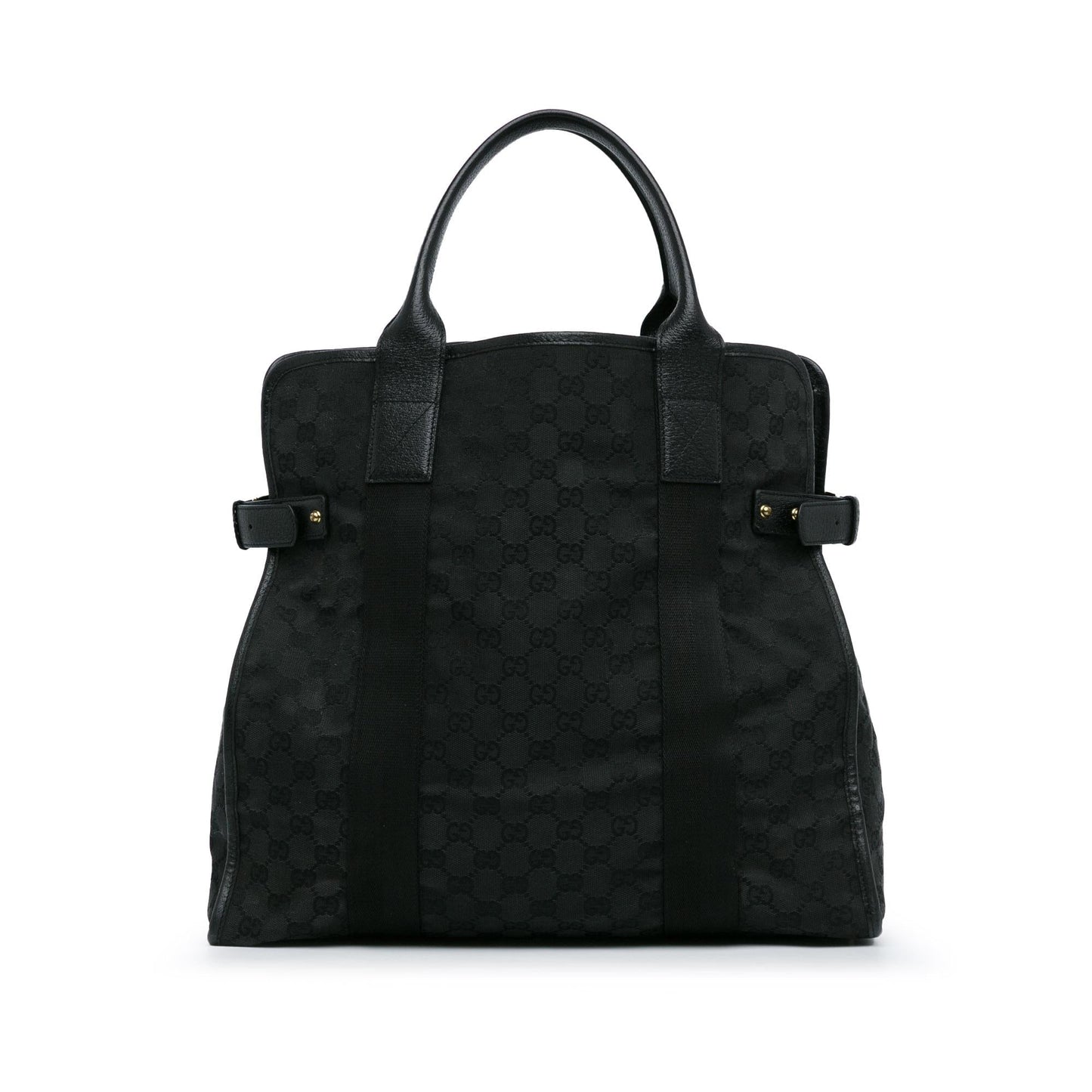 Gucci GG SHG-s9WkWs Canvas Black Tote Bag