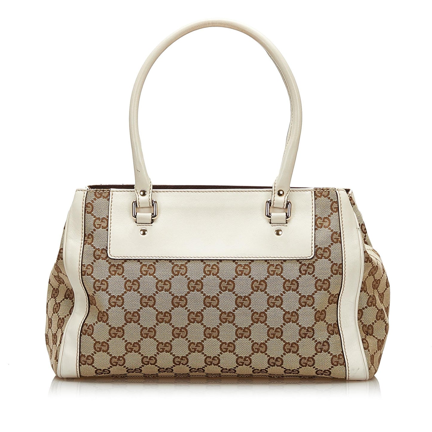Gucci GG Trophy SHG Canvas Brown Tote Bag