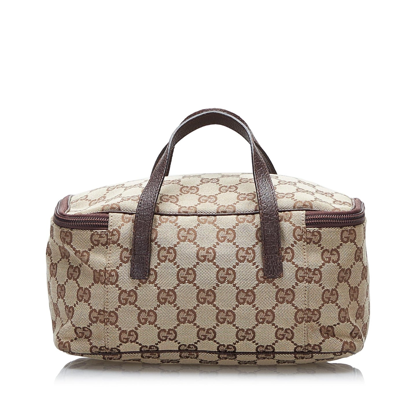 Gucci GG Vanity SHG Canvas Brown Handbag