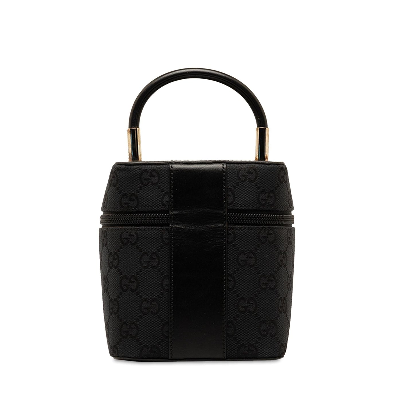 Gucci GG Vanity SHG-5kxF0Q Canvas Calf Black Handbag