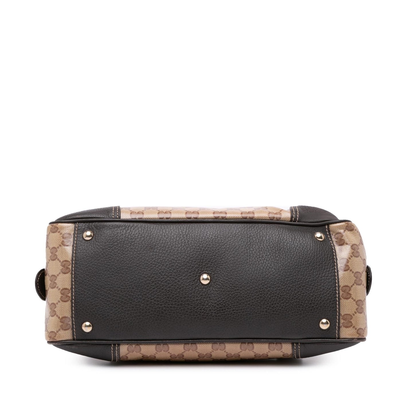 Gucci GG Crystal Princy Canvas Brown Shoulder Bag Shoulder Bag