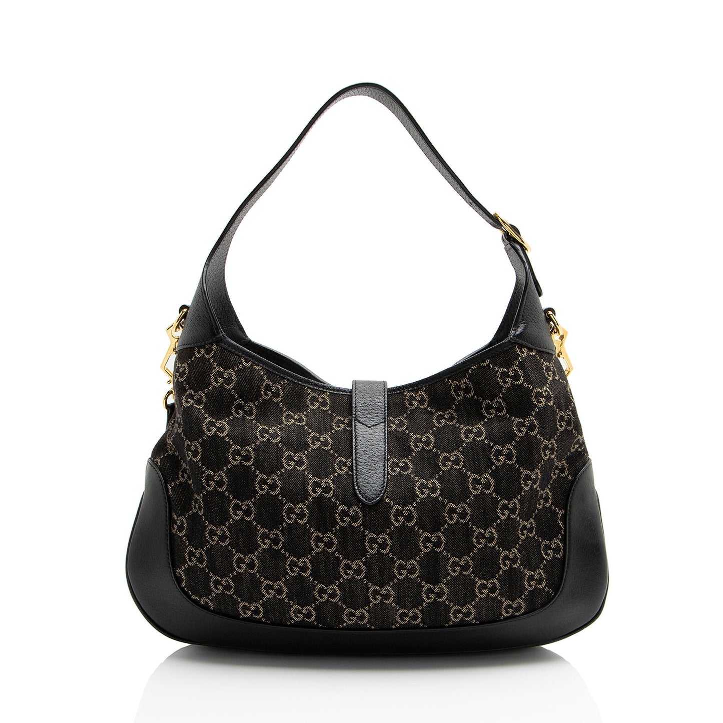 Gucci GG Jackie Denim Medium Shoulder Bag