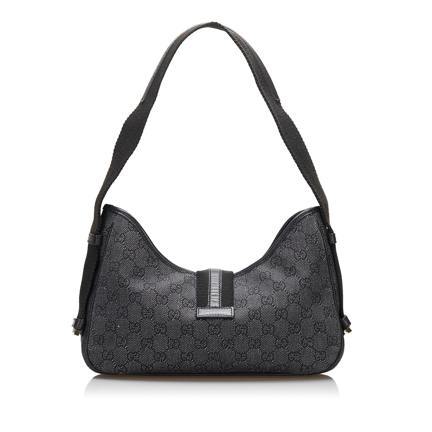 Gucci GG SHG-Ed4iPf Denim Grey Shoulder Bag