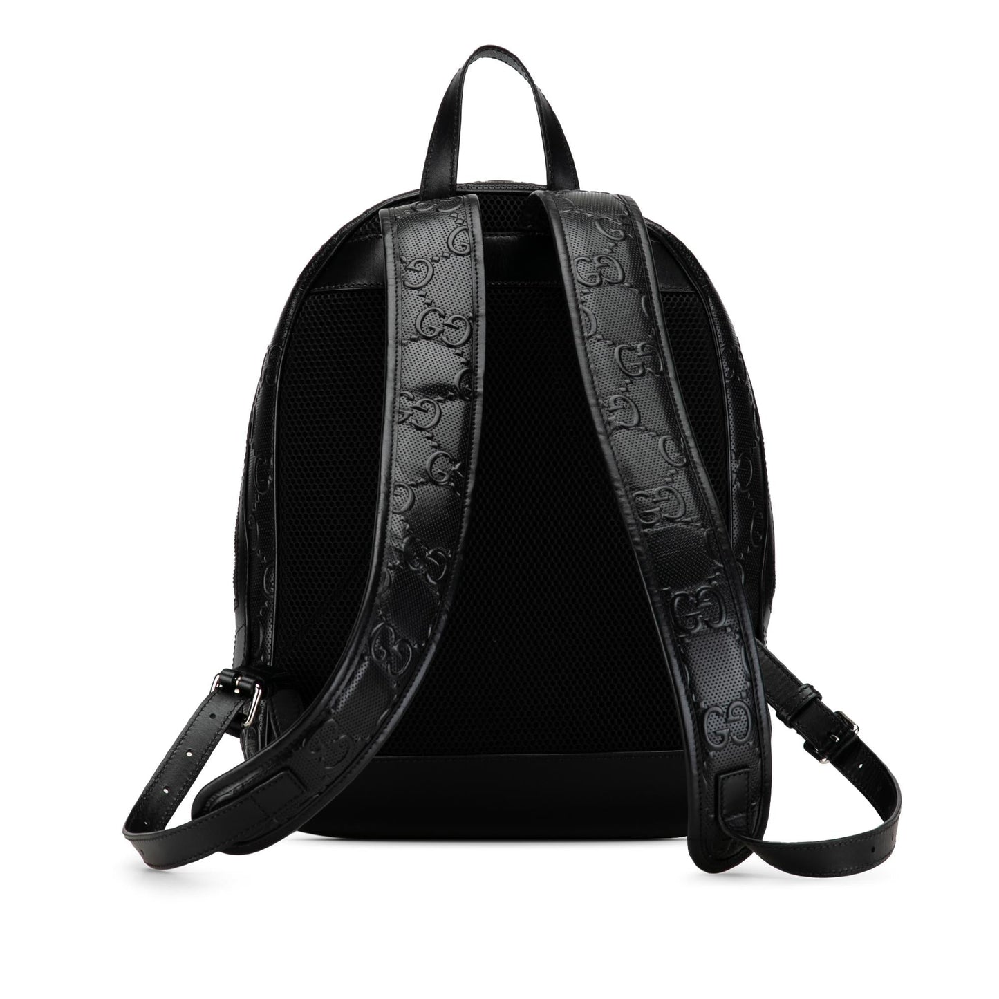 Gucci GG Embossed Tennis Backpack SHG-MZSdOA Calf Black