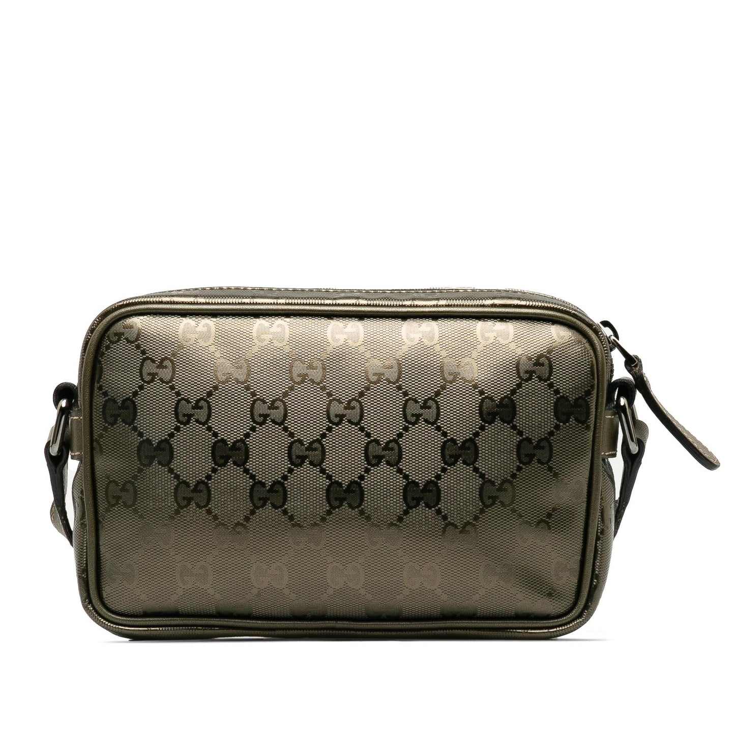 Gucci GG Imprime SHG-NxcYJ3 Canvas Green Crossbody Bag