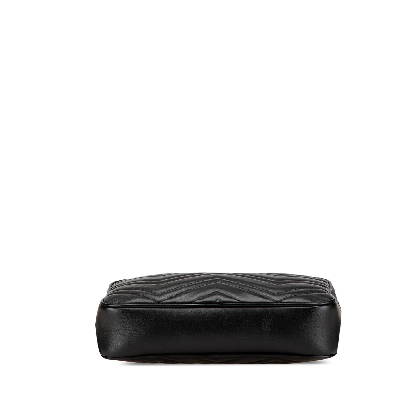 Gucci GG Marmont Square Belt Matelasse Leather Calf Black Accessory