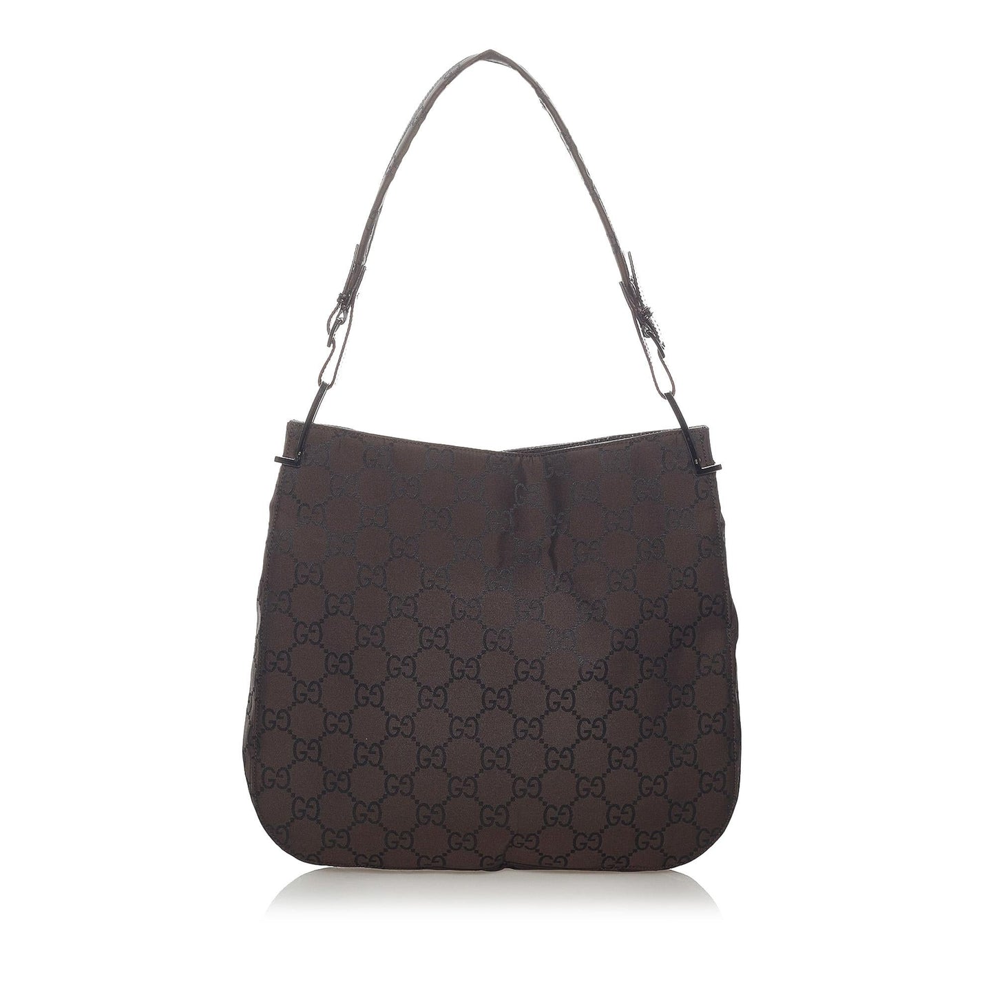 Gucci GG SHG Nylon Brown Shoulder Bag
