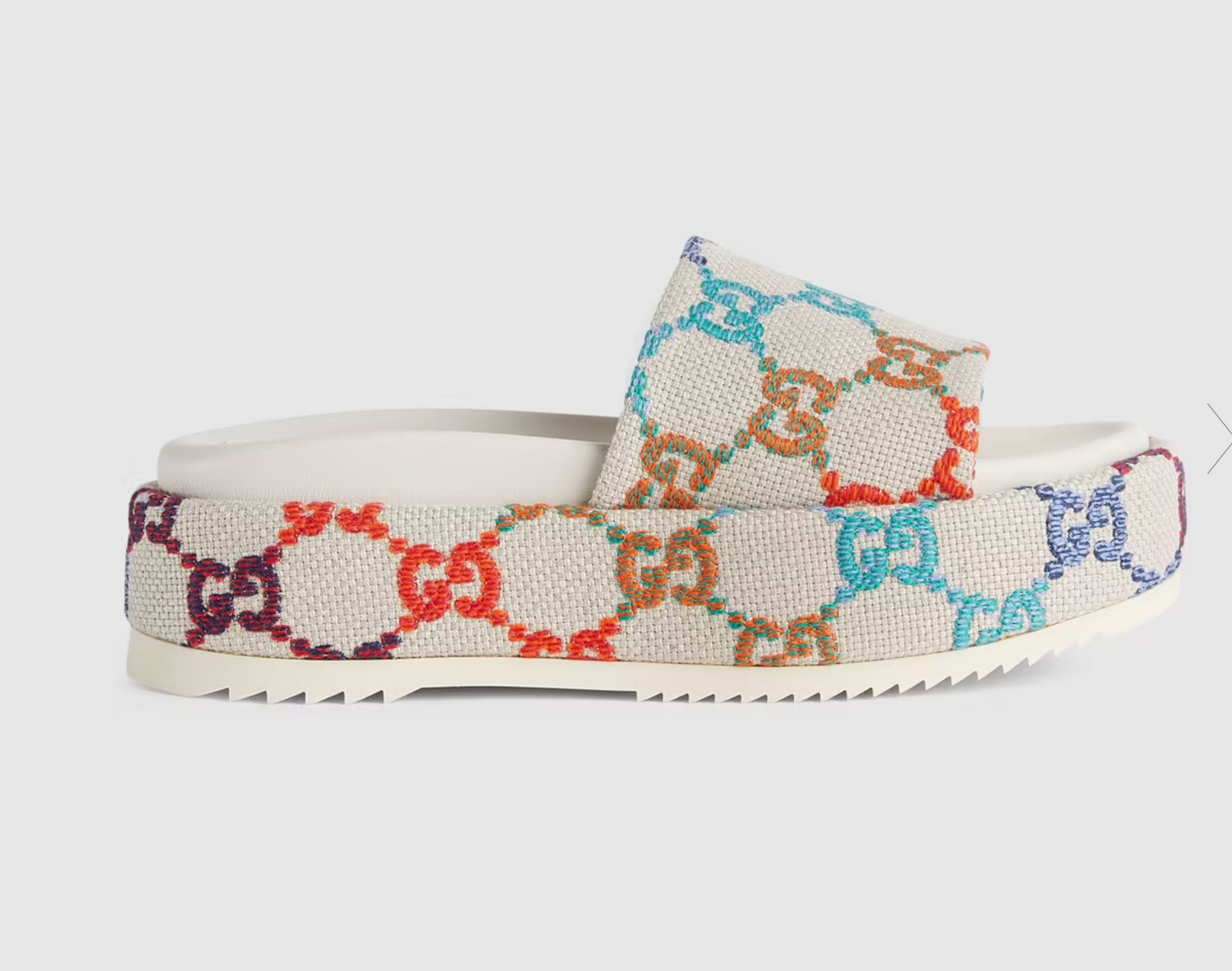 Gucci GG PLATFORM SLIDES Canvas Travel Bag