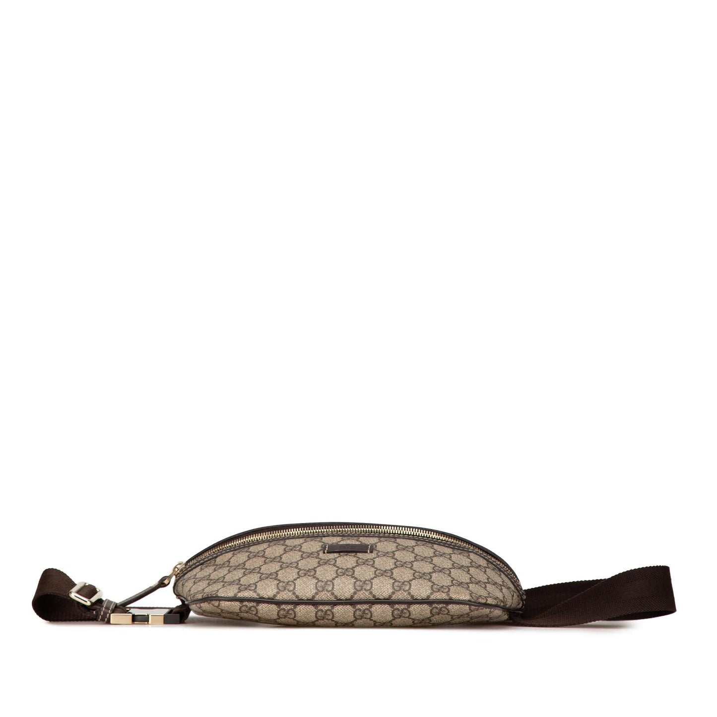 Gucci GG Supreme Belt Canvas Brown Accessory