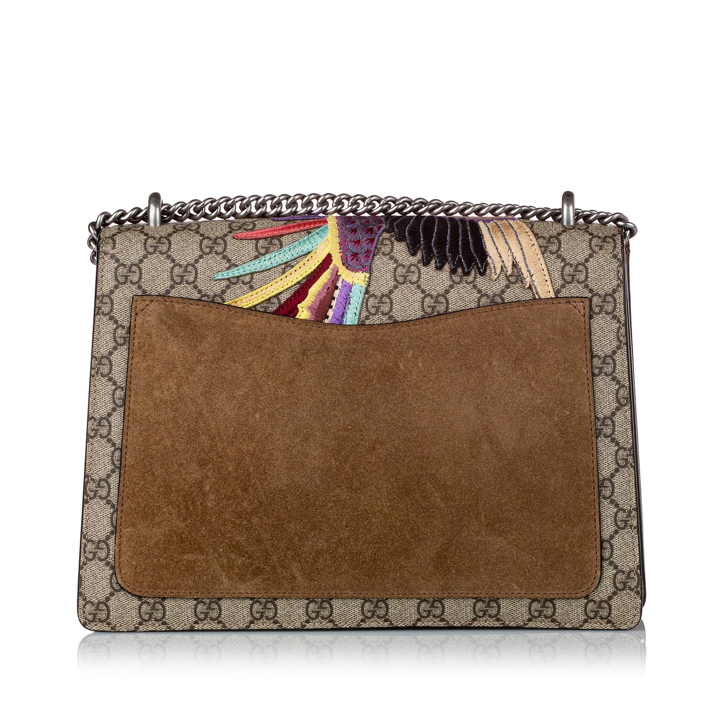 Gucci GG Supreme Bird Dionysus SHG Canvas Calf Brown Shoulder Bag