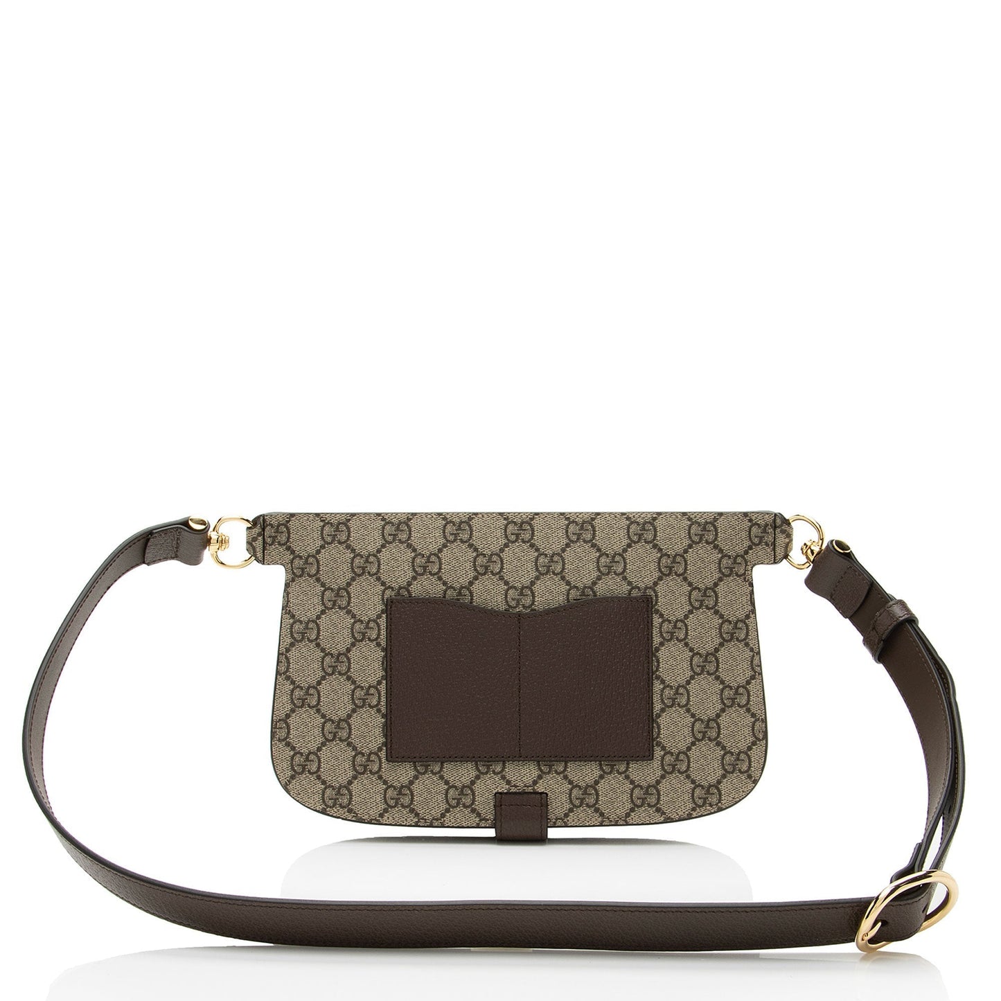 Gucci GG Supreme Blondie Belt Leather Canvas Brown Accessory