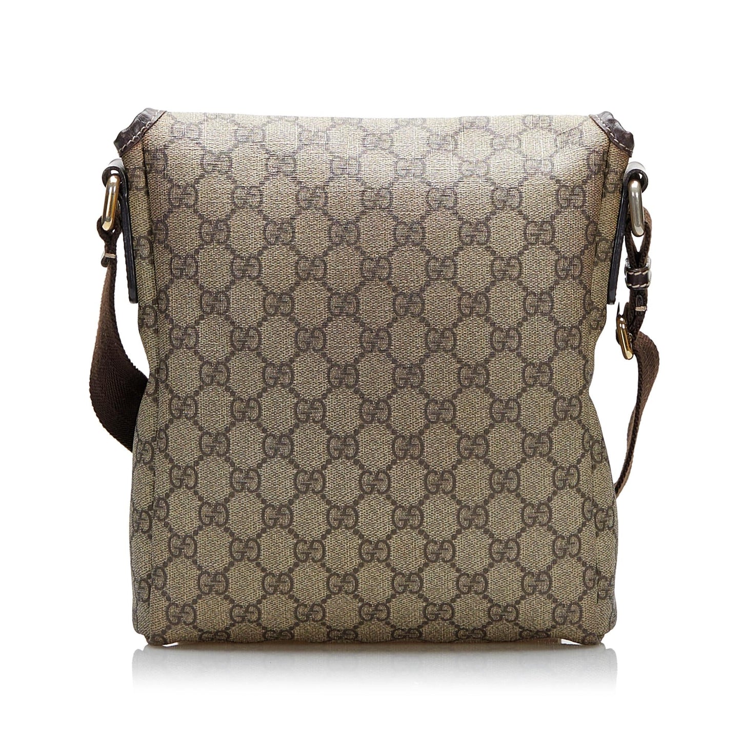 Gucci GG Supreme SHG-claZTP Canvas Brown Crossbody Bag