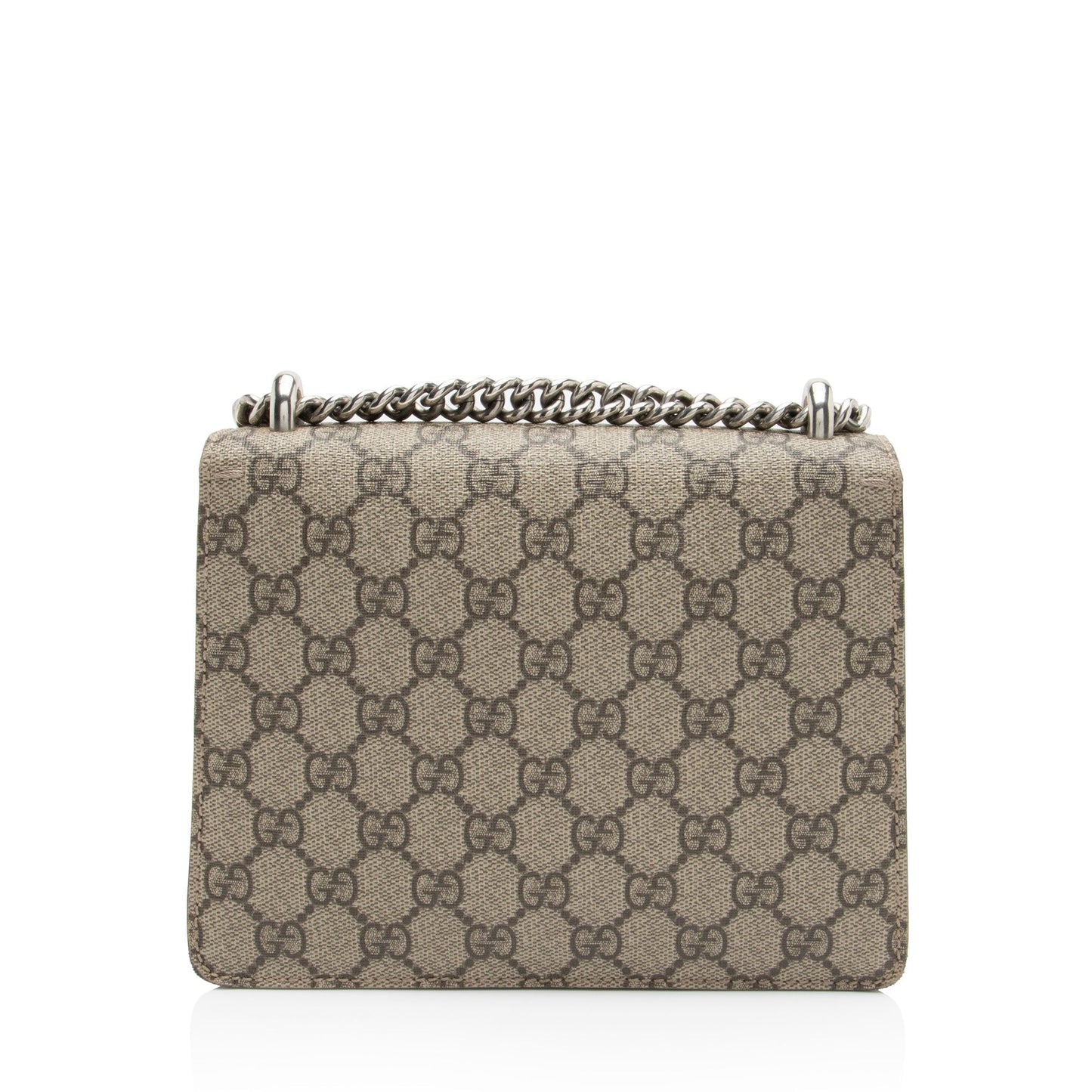 Gucci GG Supreme Dionysus Canvas Suede Brown Beige Crossbody Bag Mini Bag