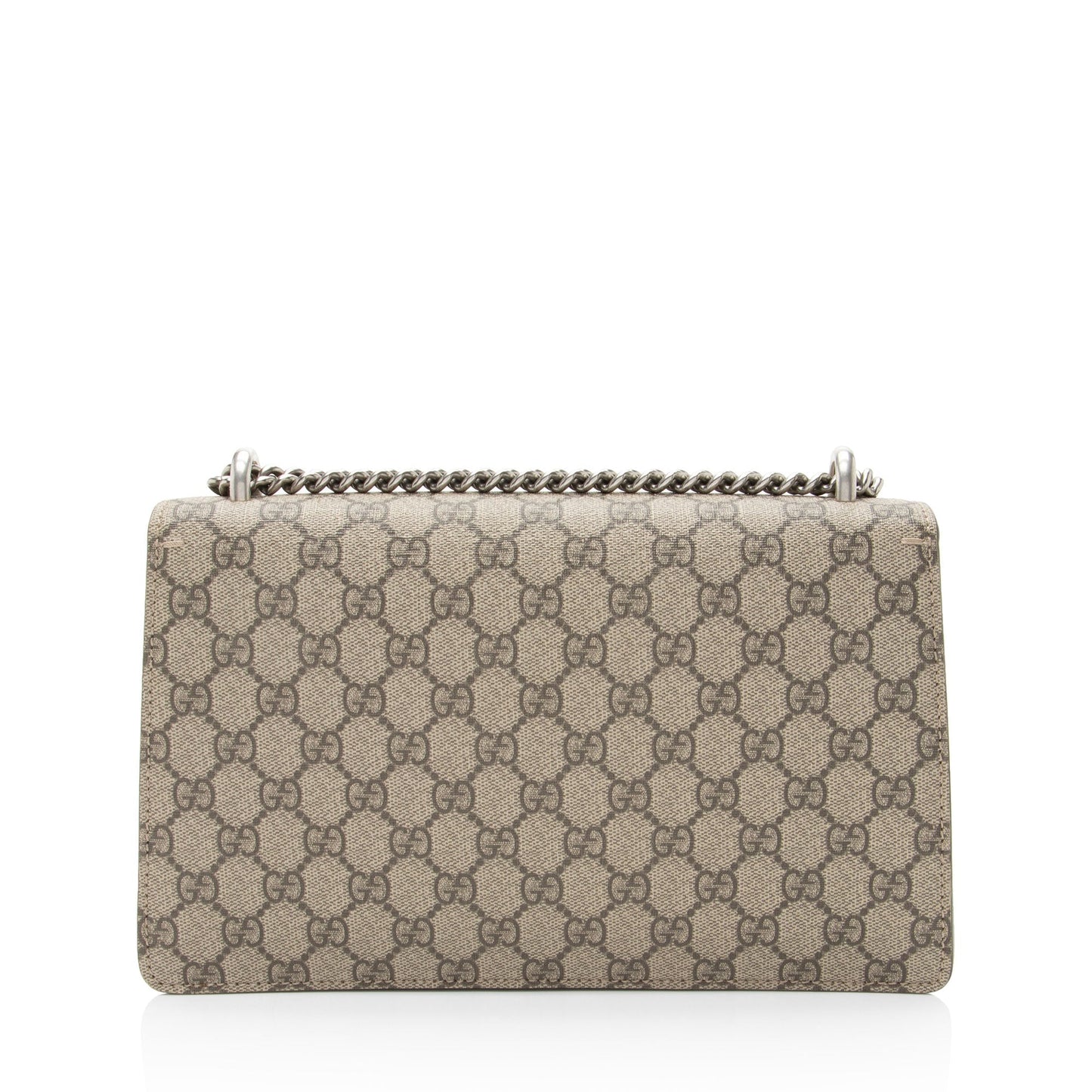 Gucci GG Supreme Dionysus Canvas Suede Beige Small Shoulder Bag