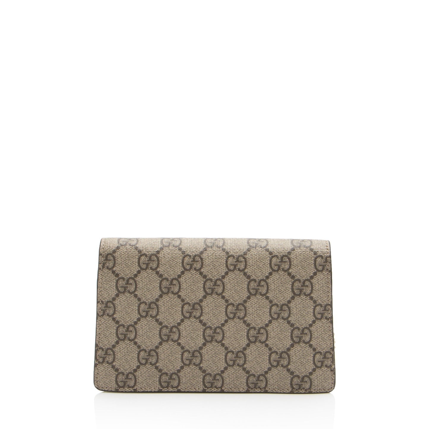 Gucci GG Supreme Dionysus Super SHF-rUbeWw Leather Canvas Brown Beige Crossbody Bag