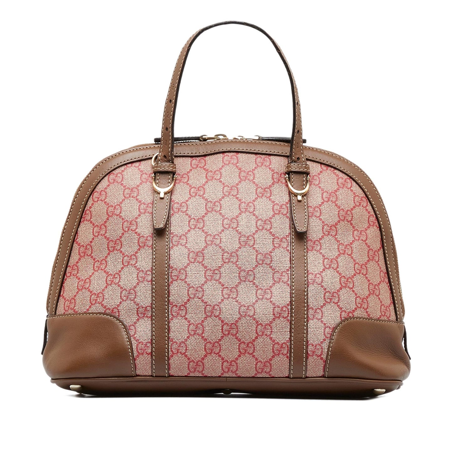 Gucci GG Supreme Dome SHG-zqSDEX Canvas Red Satchel Bag