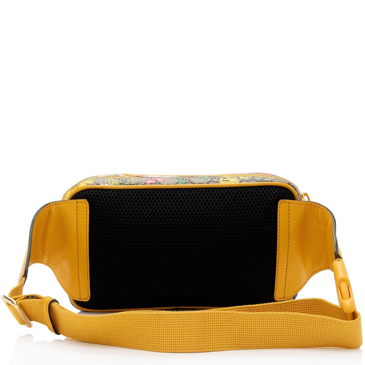 Gucci GG Supreme Flora Ophidia Belt Leather Canvas Nylon Beige Accessory