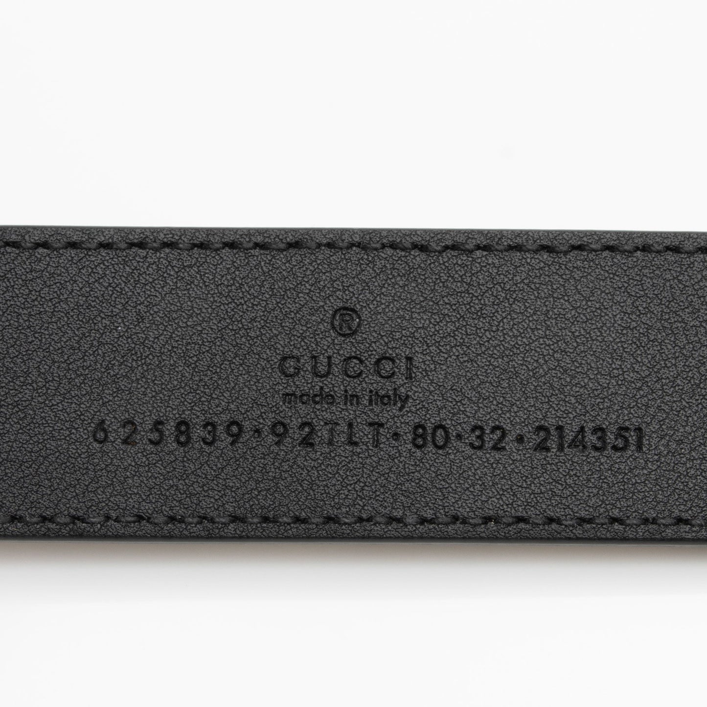Gucci GG Supreme GG Marmont Narrow Leather Canvas Black Beige Accessory