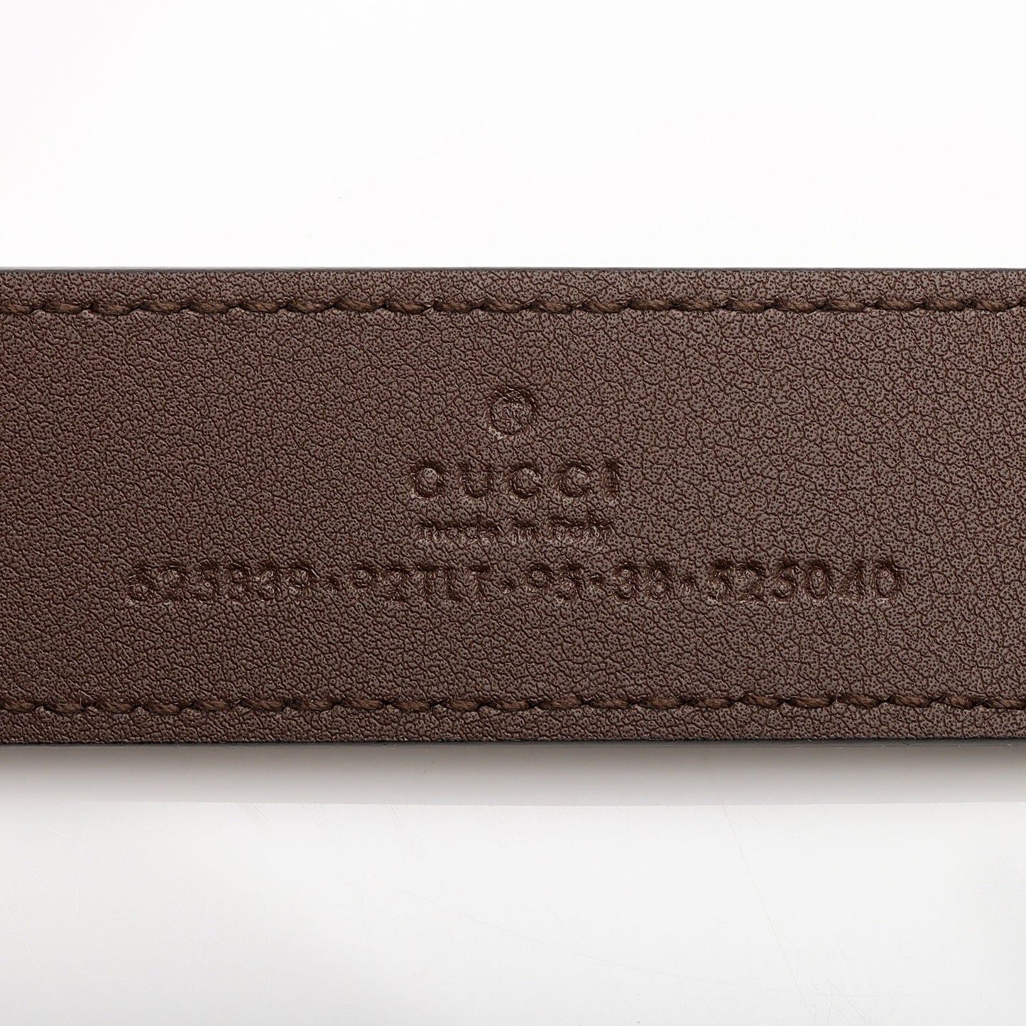 Gucci GG Supreme GG Marmont Slim Leather Canvas Brown Beige Accessory