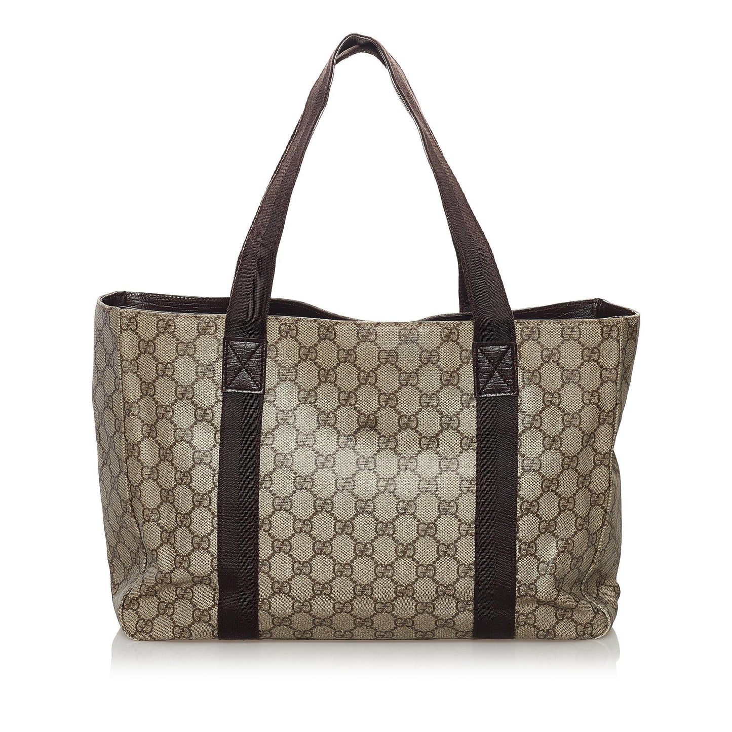 Gucci GG Supreme Joy SHG Canvas Brown Tote Bag Bag Shg