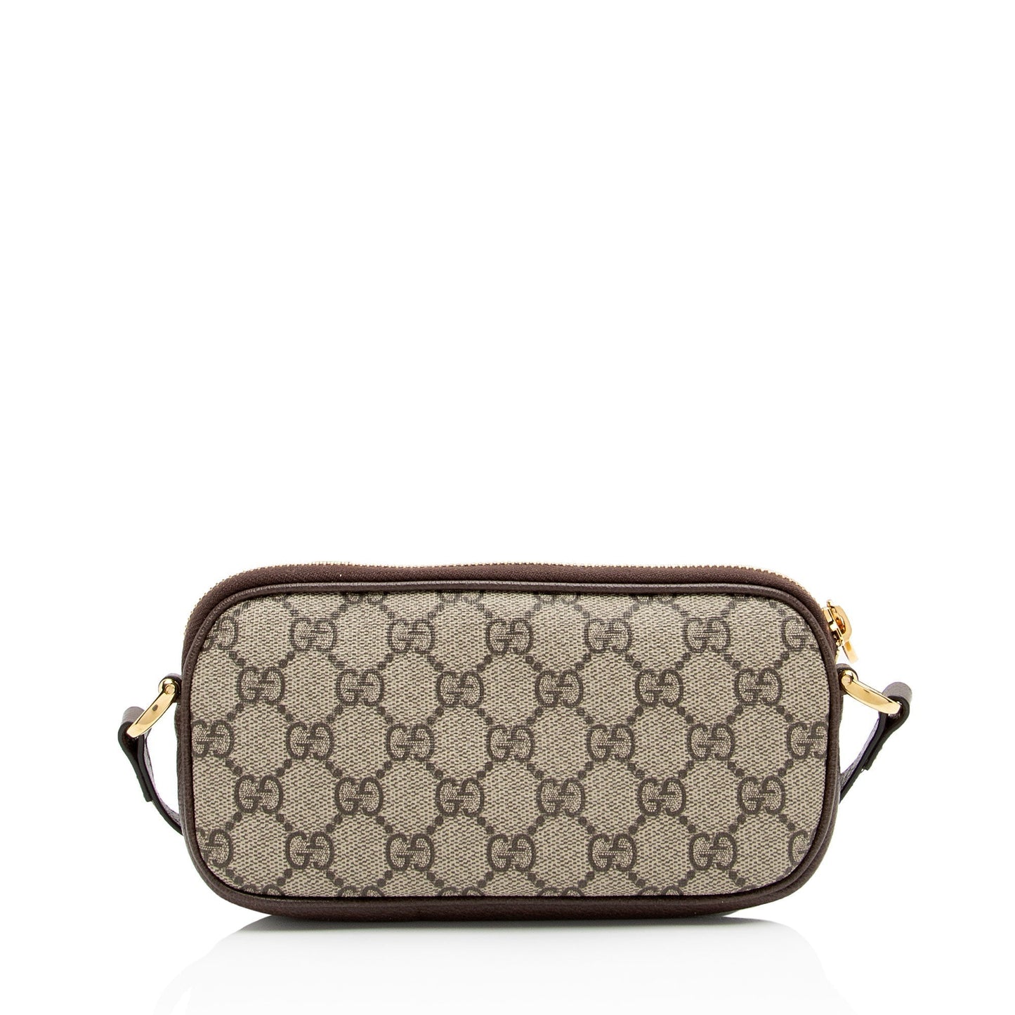 Gucci GG Supreme Ophidia SHF-Jteyep Leather Canvas Nylon Brown Crossbody Bag