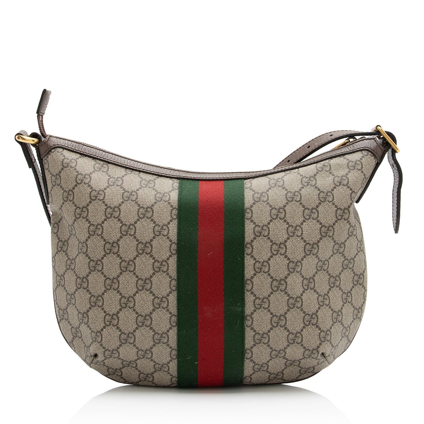 Gucci GG Supreme Ophidia SHF Leather Canvas Nylon Brown Crossbody Bag 5